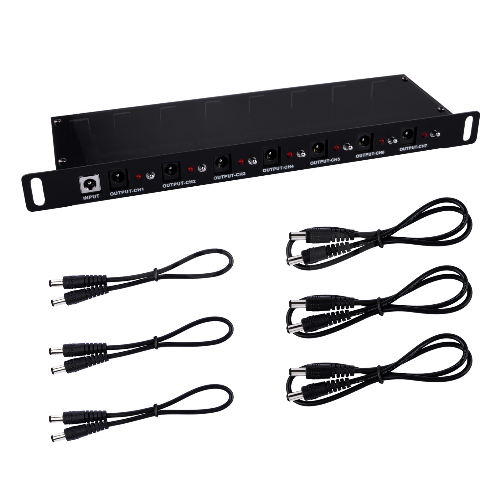 Deskpi Super6C - DeskPi DC PDU Lite 7-CH 0.5U