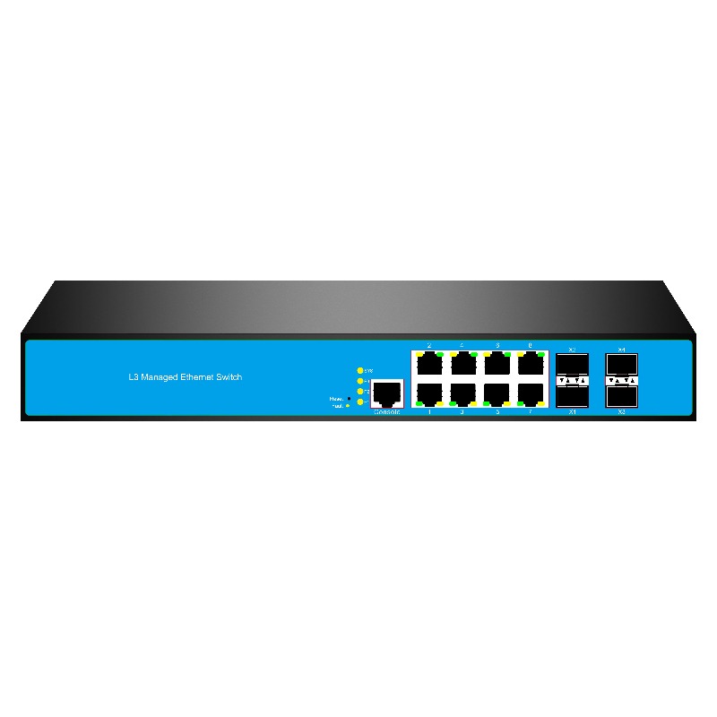 Sfp+ 10G Managed Switch 8 Port - 12-Port 8/PoE 4/10G SFP L3 Managed