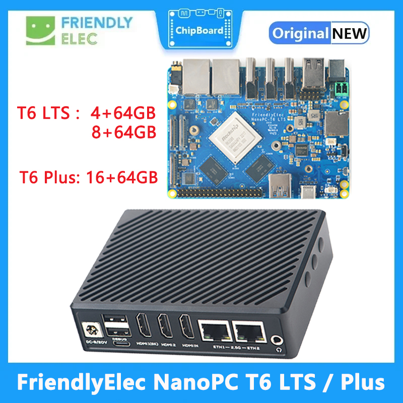 FriendlyElec NanoPC T6 LTS/Plu - Nanopc T6 16Gb ulasan dan harga