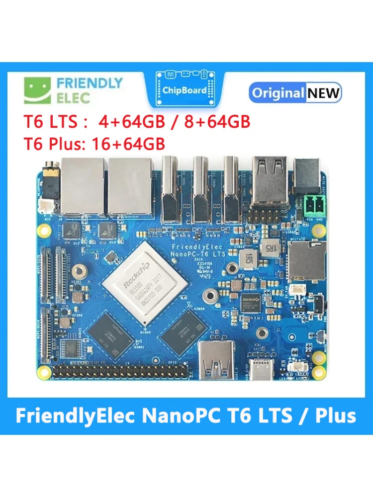 FriendlyElec NanoPC T6 LTS/Plu - Nanopc T6 16Gb ulasan dan harga