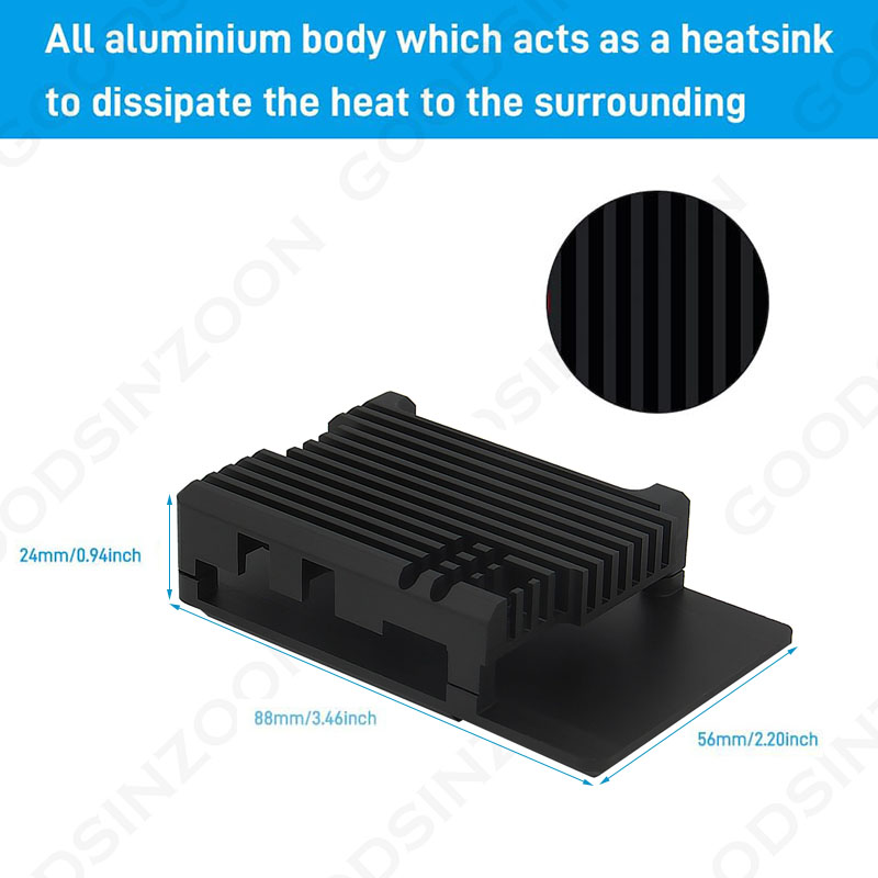 Raspberry Pi 5 Aluminum Armor  - Raspberry Pi 5 8Gb ulasan dan harga