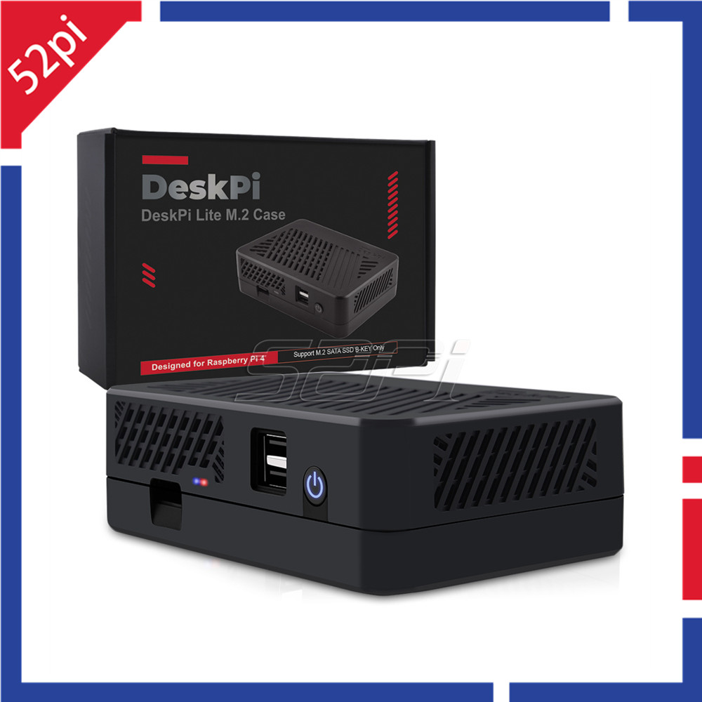 52Pi DeskPi Lite NAS Case with - Deskpi Super6C ulasan dan harga