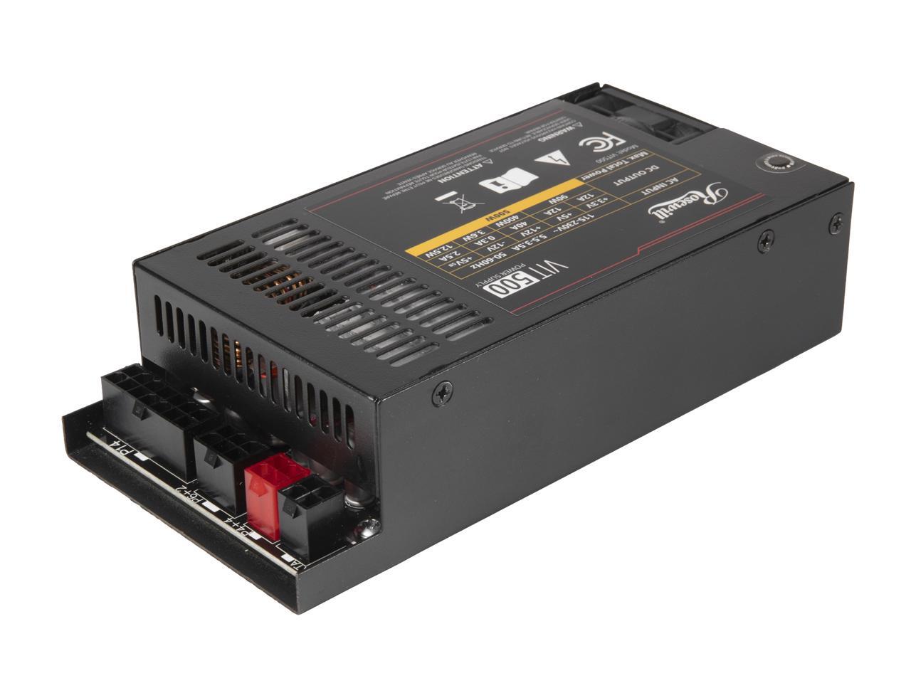 Rosewill VIT 500W, Mini ITX/Fl - Atx Power Supply 1U Flex 500W ulasan dan harga