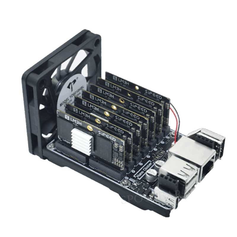 Sipeed NanoCluster Mini Cluste - Deskpi Super6C ulasan dan harga