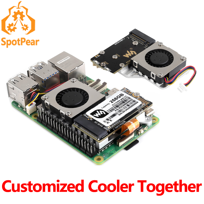 Raspberry Pi 5 PCIe to M.2 Min - Deskpi Super6C ulasan dan harga